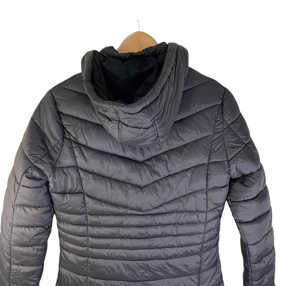 Snobbish Women's Puffer Jacket with Removable Hood Black Small Outdoor Neutral - Picture 6 of 12